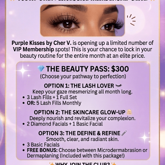 The Beauty Pass at Purplekisess by Cher V. in Rowlett, TX